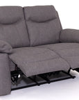 Angelo - Grey Fabric 2 Seater Recliner Sofa