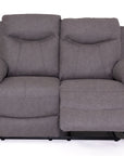 Angelo - Grey Fabric 2 Seater Recliner Sofa