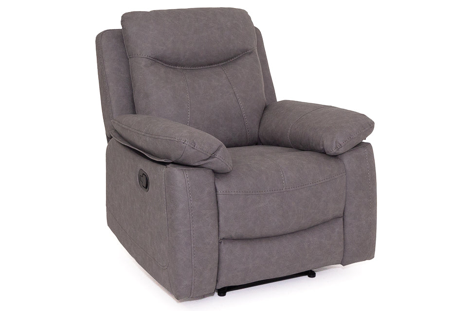 Angelo - Grey Fabric Recliner Chairs