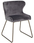 Aria - Grey Fabric Dining Chair