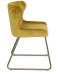 Aria - Green Fabric Dining Chair