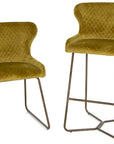 Aria - Green Fabric Dining Chair