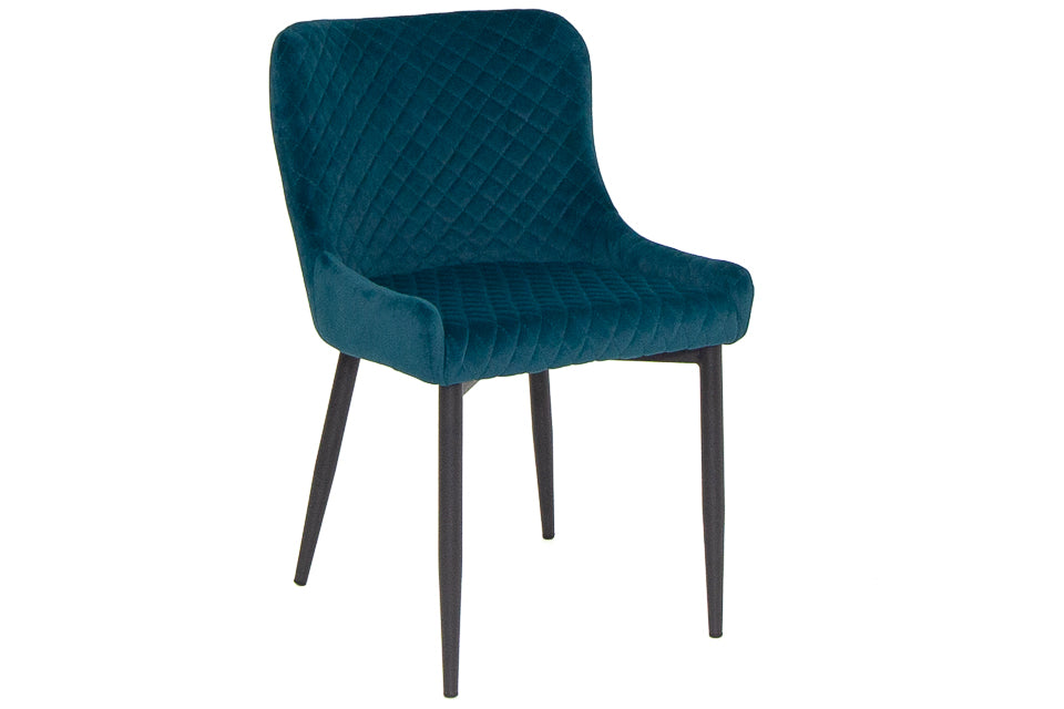 Bellini - Teal Fabric Dining Chair