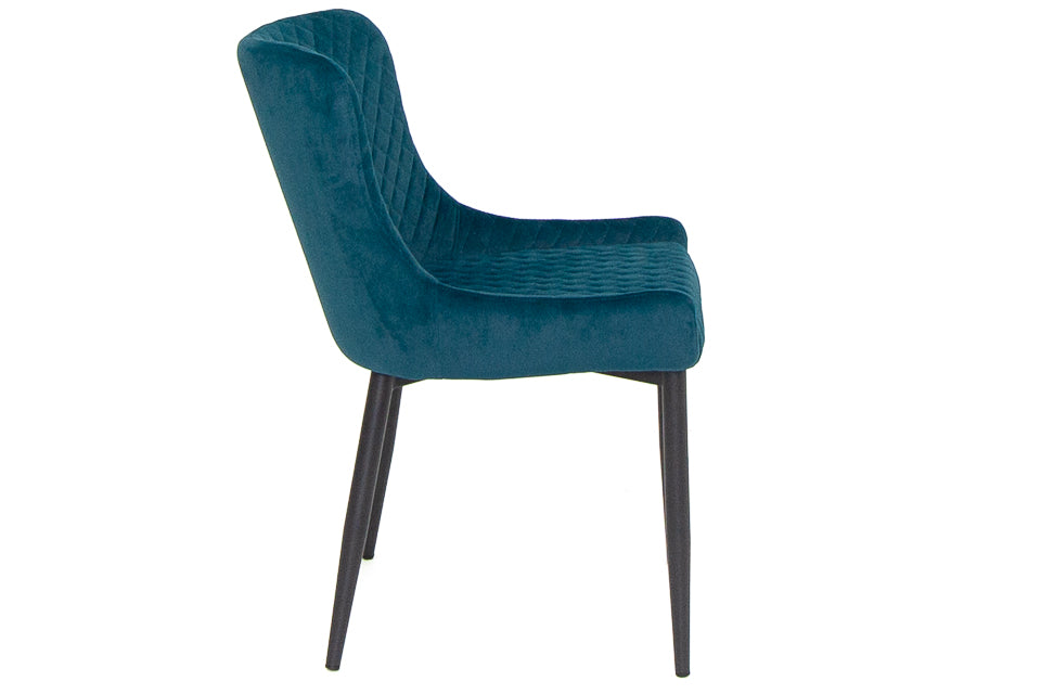 Bellini - Teal Fabric Dining Chair