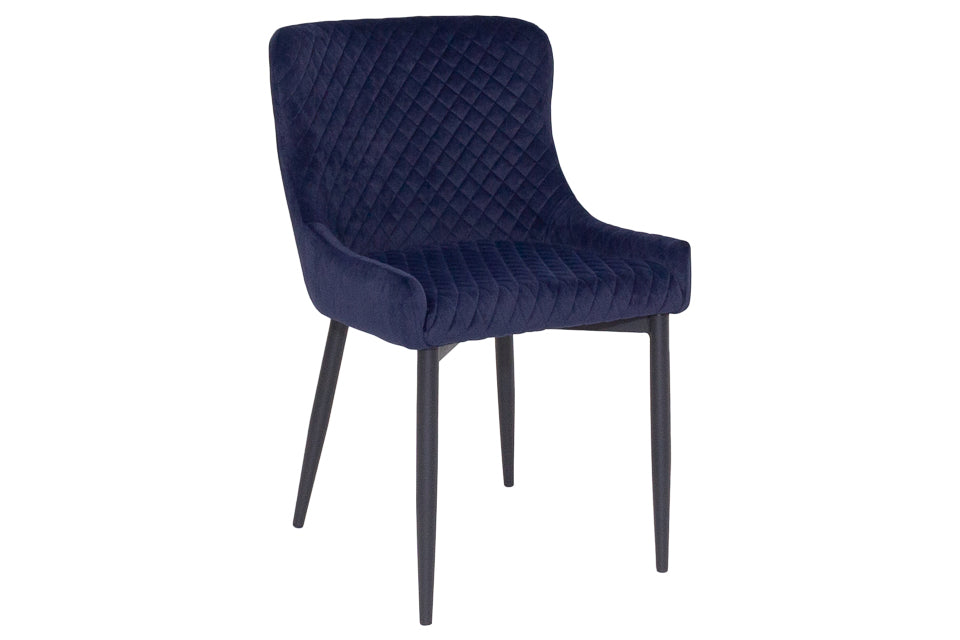 Bellini - Blue Fabric Dining Chair
