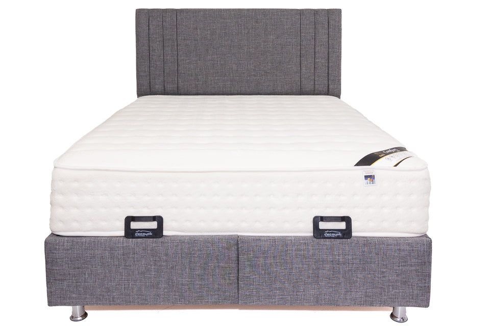 Benito - Grey 4Ft Small Double Bed Frame