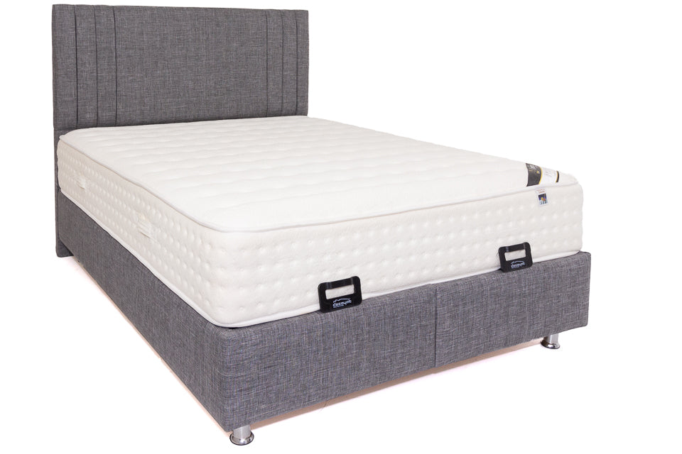 Benito - Grey 4Ft6In Double Bed Frame