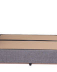 Benito - Grey 4Ft6In Double Bed Frame
