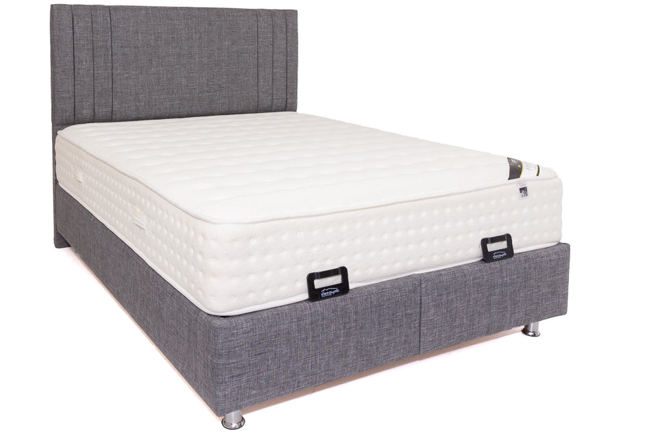Benito - Grey 5Ft King Bed Frame