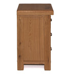 Bewley - Oak 3 Drawer Bedside Locker
