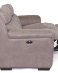 Boland - Taupe Fabric 2 Seater Power Recliner Sofa