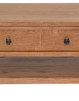 Bray - Oak Coffee Table With 2 Drawers
