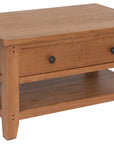 Bray - Oak Coffee Table With 2 Drawers