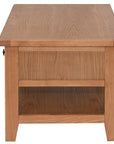Bray - Oak Coffee Table With 2 Drawers