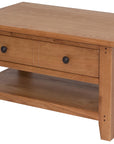 Bray - Oak Coffee Table With 2 Drawers