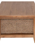 Bray - Oak Coffee Table With Baskets