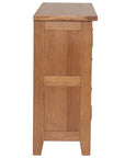 Bray - Oak 1 Door Mini Sideboard With 3 Drawers