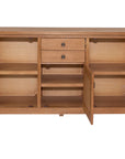 Bray - Oak 3 Door Sideboard With 2 Drawers