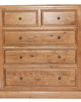 Cabrini - Oak 5 Drawer Drawer Tall Chest