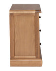 Cabrini - Oak 3 Drawer Bedside Locker
