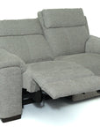 Caesar - Taupe Fabric 2 Seater Recliner Sofa