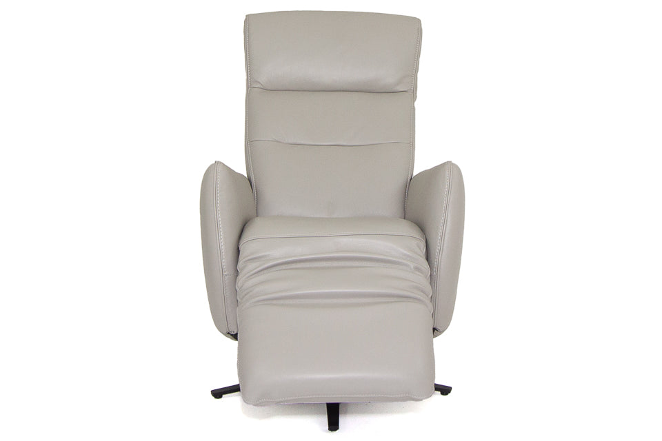 Capri - Leather Battery Operated Tv Recliner Chair With Swival Operation