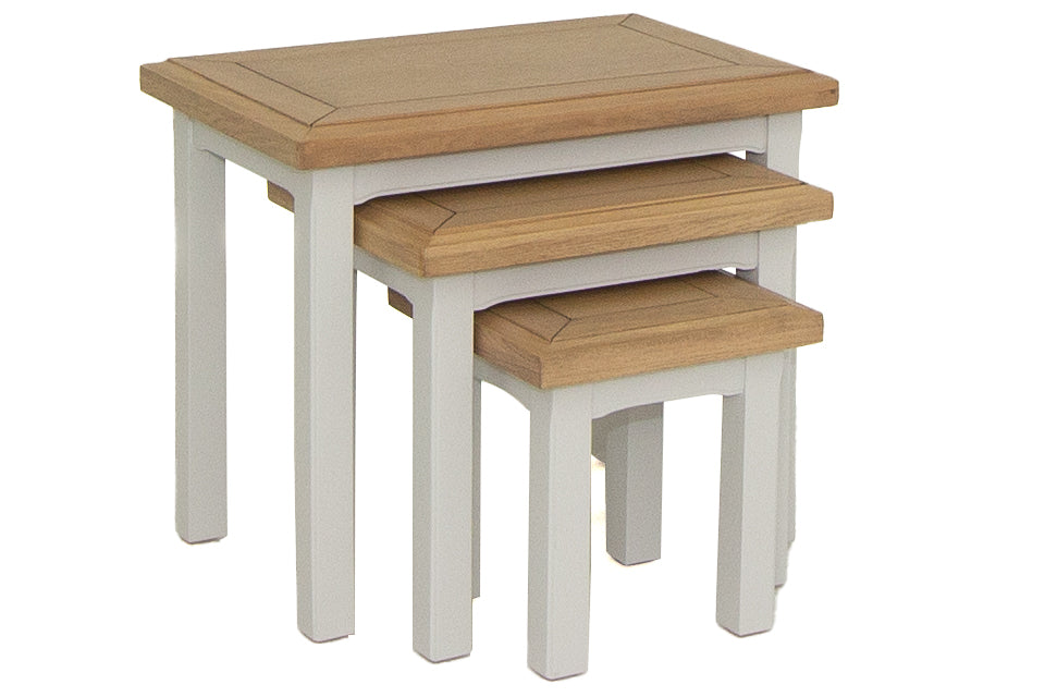 Casino - Grey And Oak Nests Of Tables