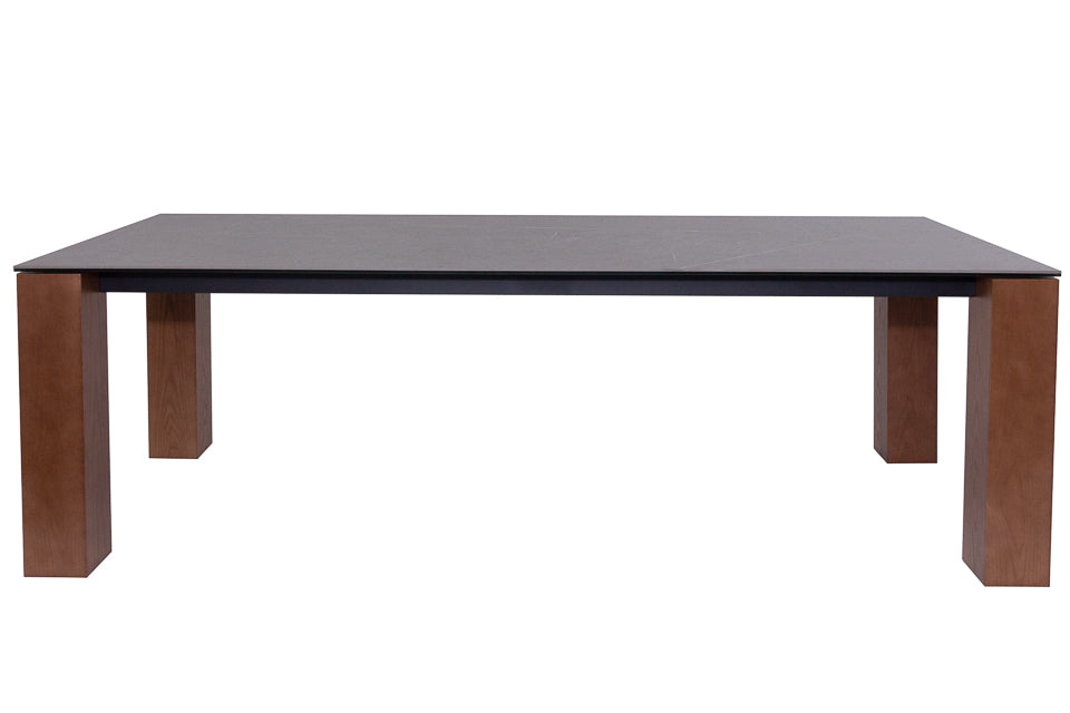 Castello - Grey Ceramic And Wood Dining Table 240Cm