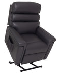 Comfi Sit - Grey Leather Power Recliner Chair