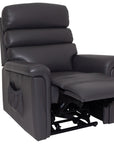 Comfi Sit - Grey Leather Power Recliner Chair