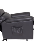 Comfi Sit - Grey Leather Power Recliner Chair