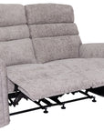 Comfi Sit - Grey Fabric 2 Seater Recliner Sofa