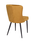 Cortez - Yellow Fabric Dining Chair
