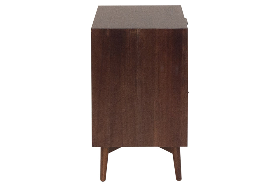 Dalkey - Walnut 3 Drawer Bedside Locker