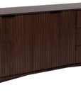 Dalkey - Walnut 2 Door Sideboard With 3 Drawers