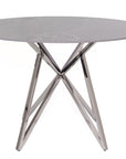 Downey - Grey Pura Stone 120Cm Round Dining Table