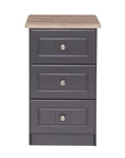 Eden - 3 Drawer Bedside Locker