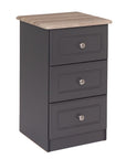 Eden - 3 Drawer Bedside Locker