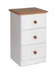 Eden - 3 Drawer Bedside Locker