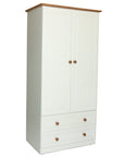 Eden - 2 Door  Wardrobe With Drawers