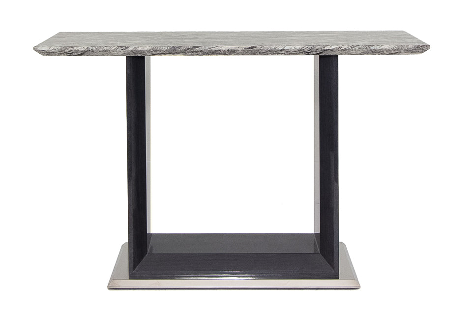 Elise - Grey Marble Console Table