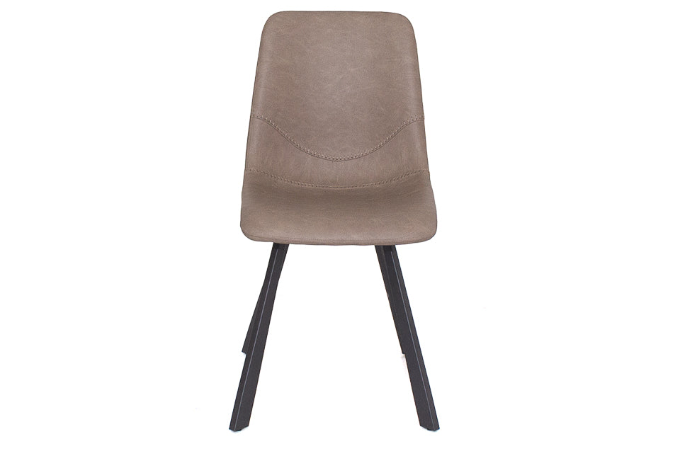Faro - Cream Faux Leather Dining Chair