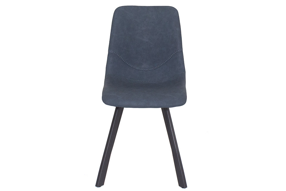 Faro - Blue Faux Leather Dining Chair