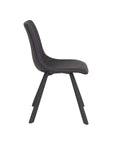 Faro - Black Faux Leather Dining Chair
