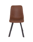 Faro - Brown Faux Leather Dining Chair