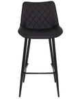 Finley - Black Faux Leather Bar Stool