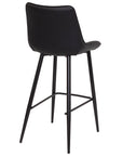Finley - Black Faux Leather Bar Stool