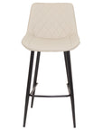 Finley - Taupe Faux Leather Bar Stool