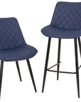 Finley - Blue Faux Leather Dining Chair