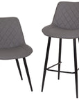 Finley - Grey Faux Leather Dining Chair